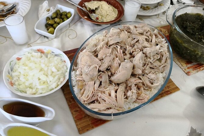 Authentic Lebanese Cooking Lesson and Meal with Tania's Family in Beirut - The family garden and the food on your plate
