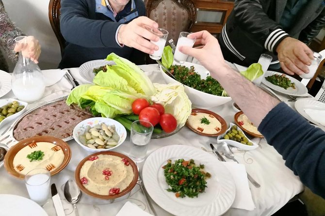 Authentic Lebanese Meal in Beirut in Tania's Family Home - Local spirits, soft drinks, coffee, and fruit