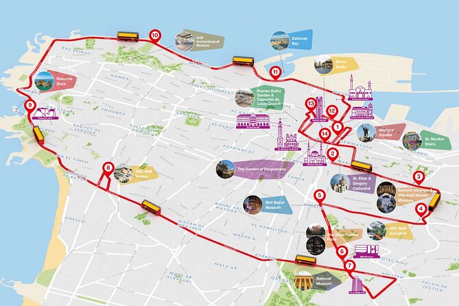 City Sightseeing Beirut Hop-On Hop-Off Bus Tour - How the bus actually operates