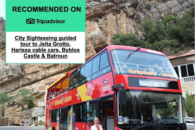 Lebanon Tour Jeita-Harissa & Byblos w/pickup,lunch,entries +guide - Final call: a smart first day beyond Beirut