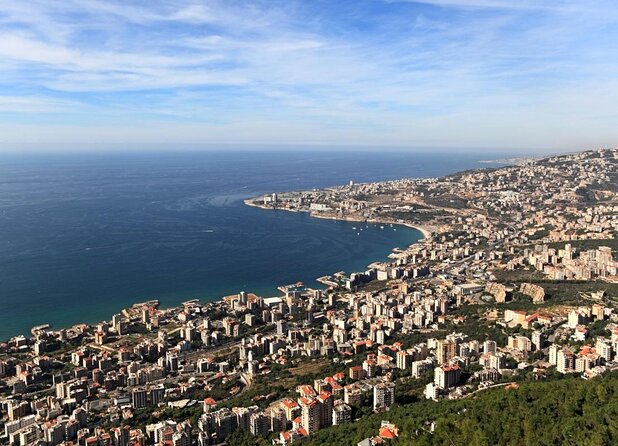 Paragliding Trip Over Lebanon - Jounieh Bay - Taking Off Above Jounieh Bay