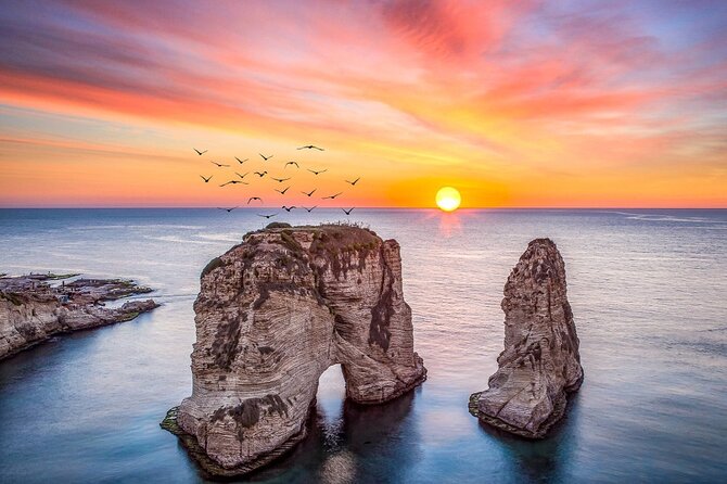 Pigeon Rocks Boat Ride Beirut (Raouche Rocks) - What the private format means for your group