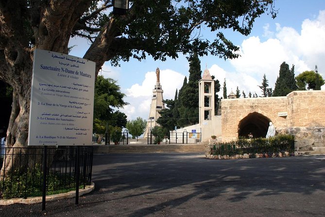 Sidon - Tyre - Maghdouche Trip, From Beirut - Maghdoucheh and the church on the hill